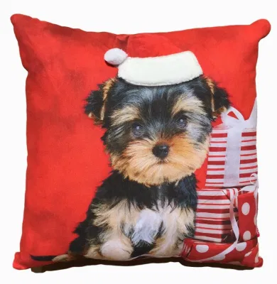 I cuscini natalizi creativi per le vacanze sono divertenti come i cuscini della serie di modelli di cani in peluche paparazzi